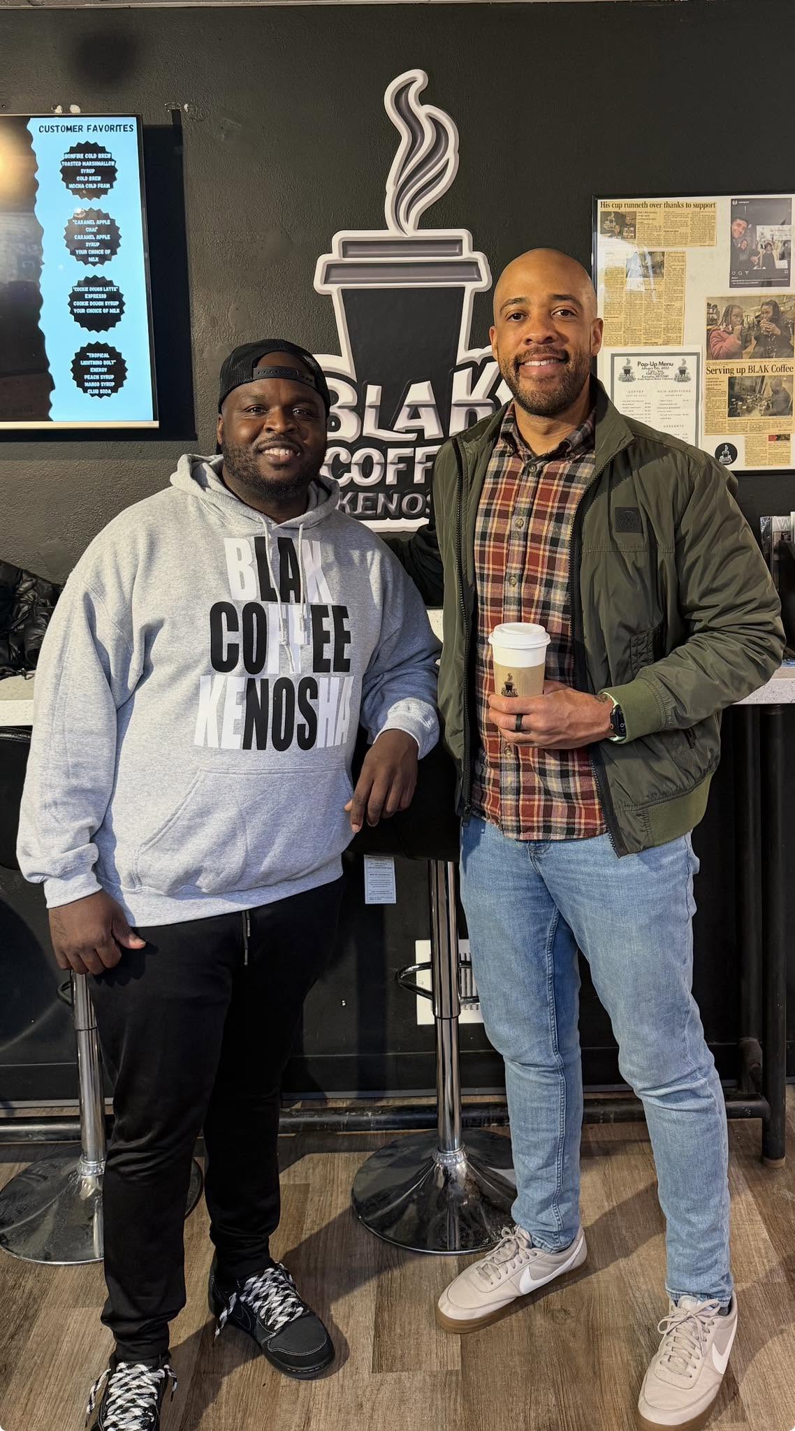 BLAK Coffee Kenosha community photo